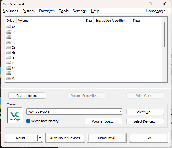VeraCrypt磁盘加密v1.26.24便携版-趣奇资源网-第4张图片 VeraCrypt磁盘加密v1.26.24便携版-趣奇资源网-第4张图片